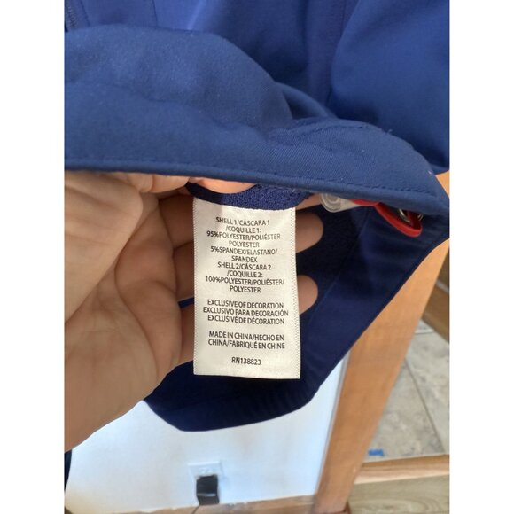 Rank 45 Men's Ralington Embroidered Softshell Vest Royal Blue Size XXL - Picture 3 of 6